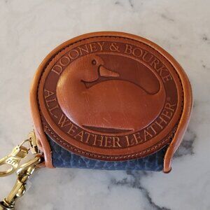 Dooney & Bourke Large Duck Coin Purse in Navy